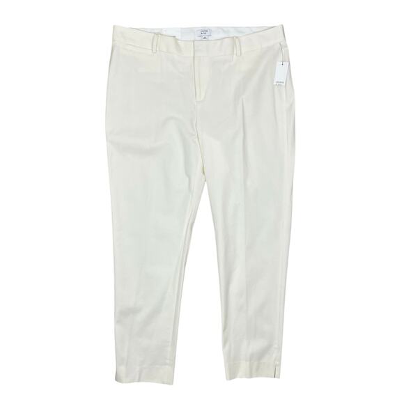 NWT Crown & Ivy Cream Ivory Women's Dress Pants Size 16 - Picture 1 of 6
